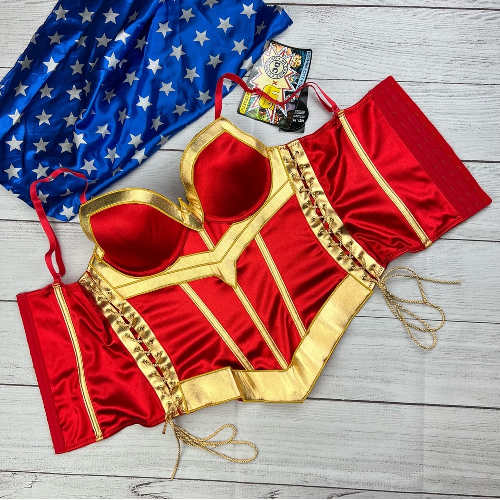 Womens Wonder Woman Corset size L